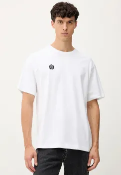 Kenzo tricou din bumbac culoarea alb, uni, FF55TS2004SG imagine