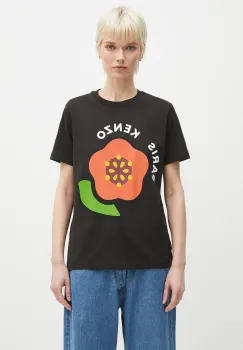 Kenzo tricou din bumbac femei, culoarea negru, FF52TS1684SO.99J imagine