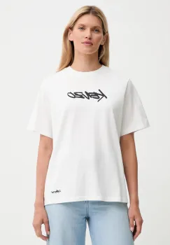 Kenzo tricou din bumbac Kenzo x Futura culoarea alb, FF62TS5544SG imagine