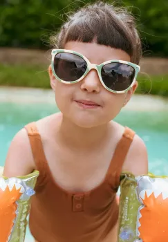Ki ET LA ochelari de soare copii BuZZ culoarea bej imagine