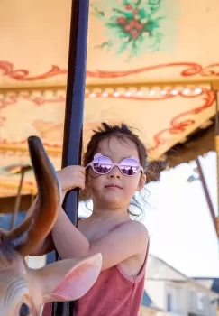 Ki ET LA ochelari de soare copii Ourson culoarea roz imagine