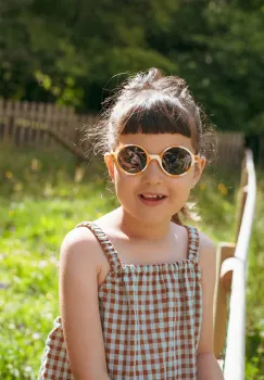 Ki ET LA ochelari de soare copii RoZZ culoarea bej imagine