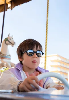 Ki ET LA ochelari de soare copii RoZZ culoarea negru imagine