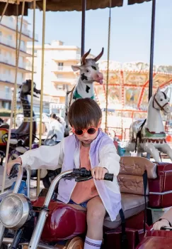 Ki ET LA ochelari de soare copii RoZZ culoarea portocaliu imagine