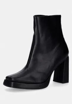Koi Footwear botine Halla Black Heeled Boots imagine