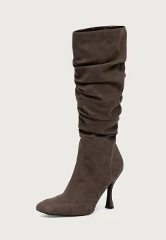 Koi Footwear  cizme cu toc inalt pentru femei Odyssey Padded Curve Heel Boots imagine