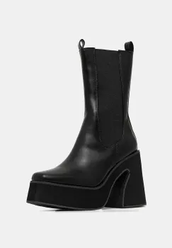 Koi Footwear cizme culoarea negru, cu toc drept, GT3 imagine