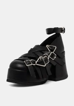 Koi Footwear pantofi cu toc Avalon Strappy Heeled Shoes imagine