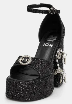 Koi Footwear sandale x Rocky Horror Show Frank N Furter Charm Heels culoarea negru, Frank N Furter imagine