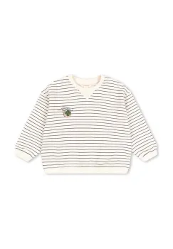 Konges Slojd bluza copii AMIO SWEATSHIRT GOTS culoarea alb, modelator, KS101394 imagine