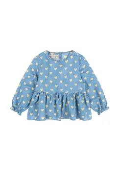 Konges Slojd bluza de bumbac pentru copii VIDA BLOUSE GOTS modelator, KS101725 imagine