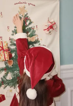 Konges Slojd caciula copii CHRISTMAS HAT GRS culoarea rosu, KS101926 imagine