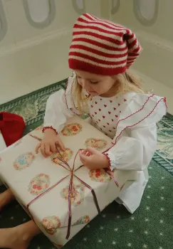 Konges Slojd caciula de lana pentru copii CHRISTMAS KNIT HAT KS104259 imagine