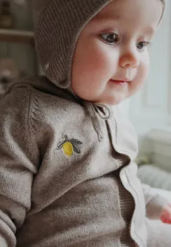 Konges Slojd caciula MATTOU KNIT HELMET culoarea verde, KS103903 imagine