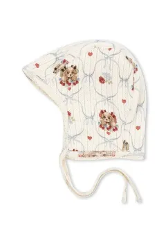 Konges Slojd caciula MINNIE HELMET GOTS culoarea bej, KS103918 imagine