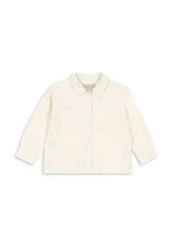 Konges Slojd camasa de in pentru copii CELEBRATION FRANZEN SHIRT culoarea bej, KS103570 imagine
