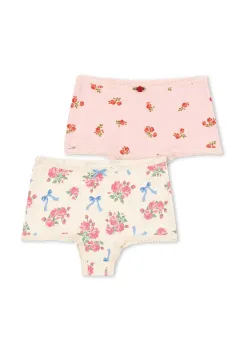 Konges Slojd chiloti copii BASIC 2 PACK GIRL HIPSTER GOTS 2-pack culoarea roz, KS103695 imagine