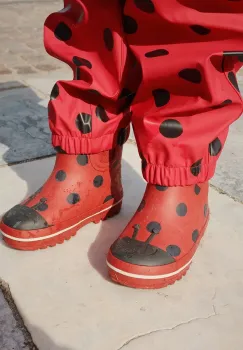 Konges Slojd cizme copii CINELLE RAIN BOOT culoarea rosu, KS103454 imagine