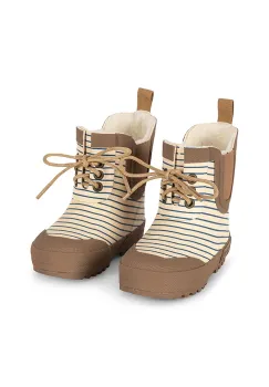 Konges Slojd cizme copii THERMO BOOTS PRINT culoarea bej, KS103543 imagine