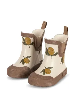 Konges Slojd cizme copii WELLY RUBBER BOOTS culoarea bej, KS102573 imagine