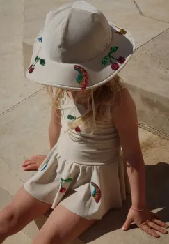 Konges Slojd costum de baie dintr-o bucata pentru copii BEATRICE SWIMSUIT culoarea bej, KS102638 imagine
