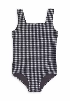 Konges Slojd costum de baie dintr-o bucata pentru copii culoarea albastru marin imagine