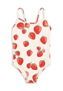 Konges Slojd costum de baie dintr-o bucata pentru copii FRAGO SWIMSUIT GRS culoarea bej, KS102230 imagine