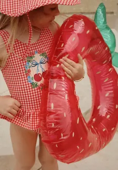 Konges Slojd costum de baie dintr-o bucata pentru copii SOLINE SWIMSUIT culoarea rosu, KS102494 imagine