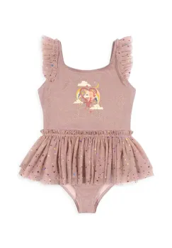 Konges Slojd costum de baie dintr-o bucata pentru copii SPARKY SWIMSUIT culoarea roz, KS102853 imagine