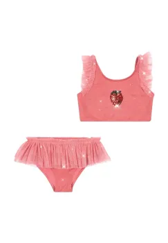 Konges Slojd costum de baie pentru copii din doua piese AMANDINE BIKINI culoarea roz, KS102689 imagine