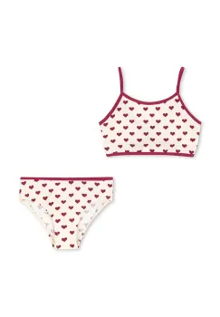 Konges Slojd costum de baie pentru copii din doua piese BOWIE BIKINI culoarea bej, KS103339 imagine