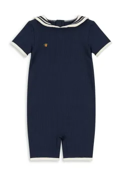 Konges Slojd costum de baie pentru copii SAILOR ONESIE culoarea albastru marin, KS102633 imagine