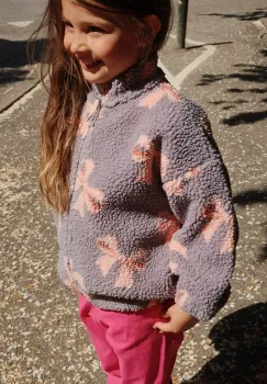 Konges Slojd geaca bomber pentru copii JODY TEDDY JACKET GRS KS102308 imagine