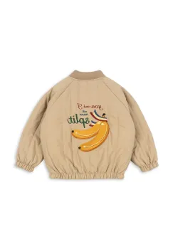 Konges Slojd geaca bomber pentru copii JUNO BOMBER JACKET culoarea bej, KS103484 imagine