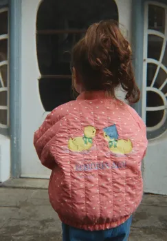 Konges Slojd geaca bomber pentru copii JUNO DUCKLING PRINTED BOMBER JACKET imagine