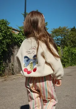 Konges Slojd geaca copii JAZZ TEDDY JACKET GRS imagine