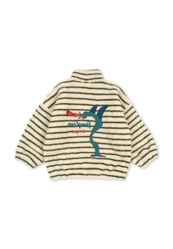 Konges Slojd geaca copii RHW X KS JACKET GRS culoarea galben, Rosie Huntington Whiteley KS103605 imagine