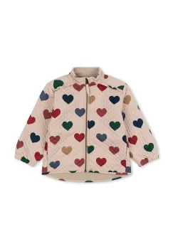 Konges Slojd geaca copii THERMO JACKET FRILL culoarea bej, KS100312 imagine