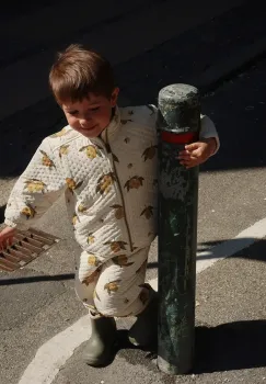 Konges Slojd geaca copii THERMO JACKET GRS culoarea bej, KS102316 imagine