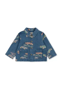 Konges Slojd geaca de blugi pentru copii MAGOT JACKET GOTS culoarea bleumarin, KS103886 imagine