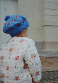 Konges Slojd geaca de bumbac pentru copii COCO PADDED JACKET culoarea bej, KS103759 imagine