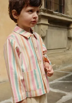 Konges Slojd geaca de bumbac pentru copii FRANKIE SHIRT JACKET GOTS imagine