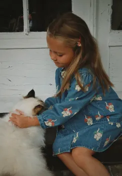 Konges Slojd geaca de bumbac pentru copii MAGOT COLLAR JACKET GOTS KS105174 imagine