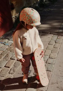 Konges Slojd geaca JAZZ TEDDY BOMBER JACKET GRS culoarea bej, KS103482 imagine