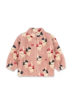 Konges Slojd geaca JODY TEDDY JACKET GRS culoarea roz, KS104478 imagine