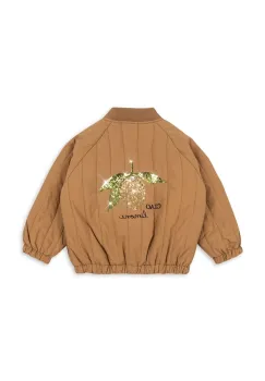 Konges Slojd geaca JUNO SEQUIN BOMBER JACKET culoarea maro, KS103490 imagine