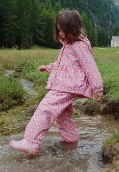 Konges Slojd geaca RAINY PALME SET GIRL culoarea roz, KS103531 imagine