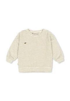 Konges Slojd hanorac de bumbac pentru copii ITTY SWEAT SHIRT GOTS model galben KS103831 imagine