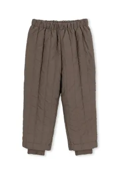 Konges Slojd pantaloni copii JUNO PANTS culoarea maro, KS103488 imagine