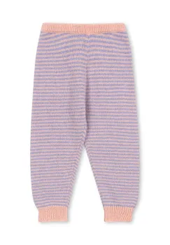 Konges Slojd pantaloni de alpaca pentru copii BERLE KNIT PANTS model violet KS103717 imagine